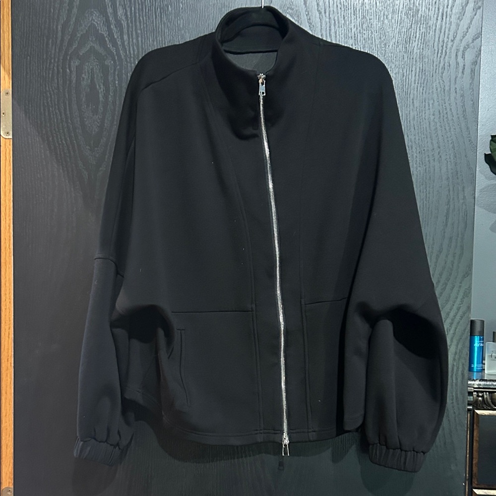 Black Zip-Up Jacket